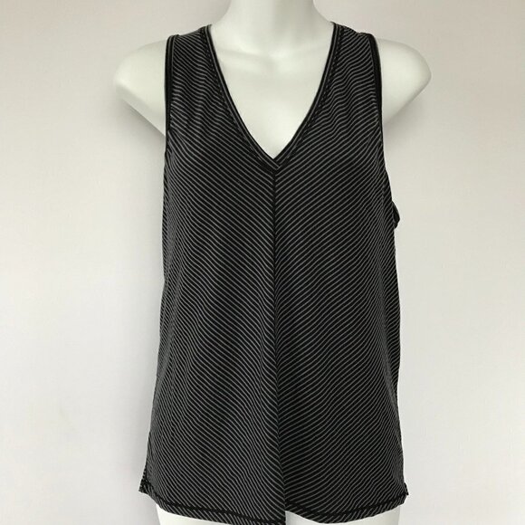 LULULEMON Circuit Crusher Tank Evolution Stripe Black Grey, Cut-out Back S/M - Picture 4 of 16